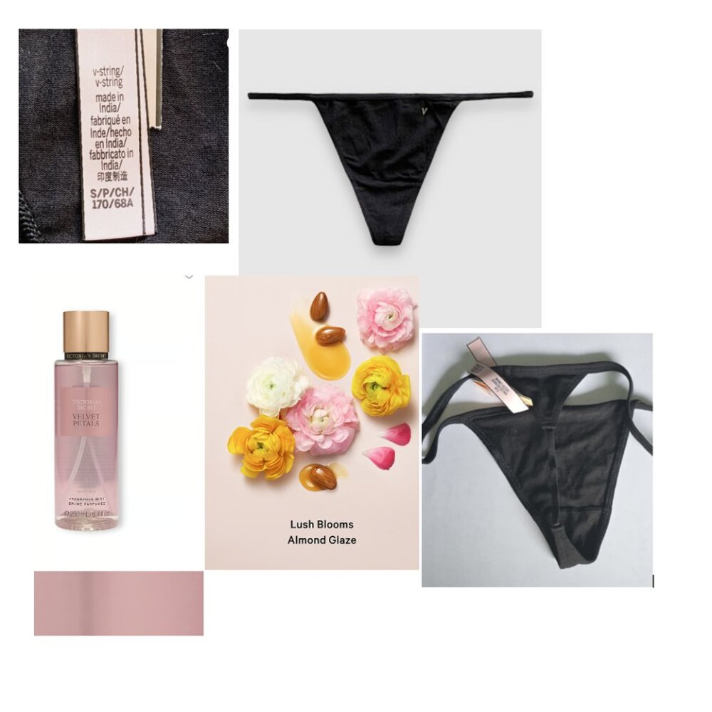 Victoria’s Secret Mist + New‎ V-String Underwear (S) – $17 Bundle
